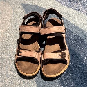 Ecco Leather Sandals, Sz 38 (7-7.5?)